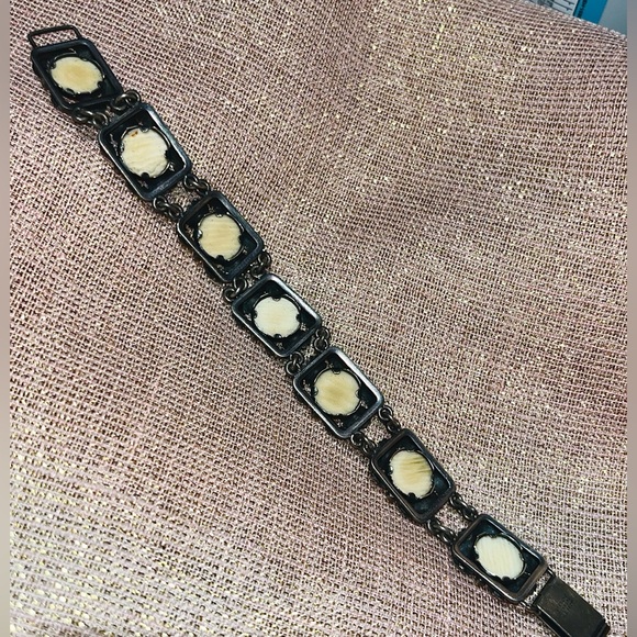 Vtg MCM Nils Erik Sterling silver link bracelet - Picture 5 of 10